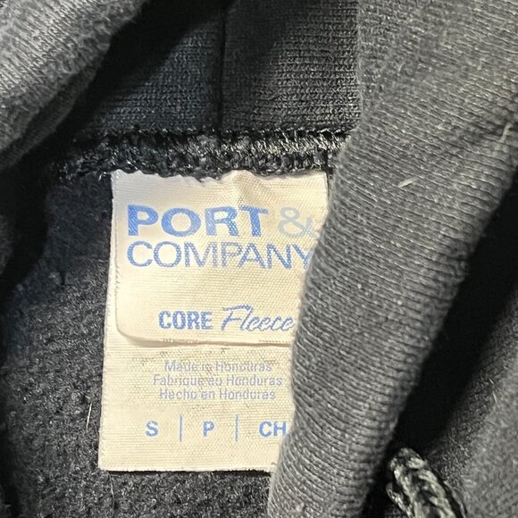 Bowling Upham's Pro Shop Hoodie Sweatshirt Size S "Sammy" Black Long Sleeve Hood - Picture 3 of 4